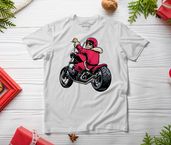 Polera Navidad Diseño Choper